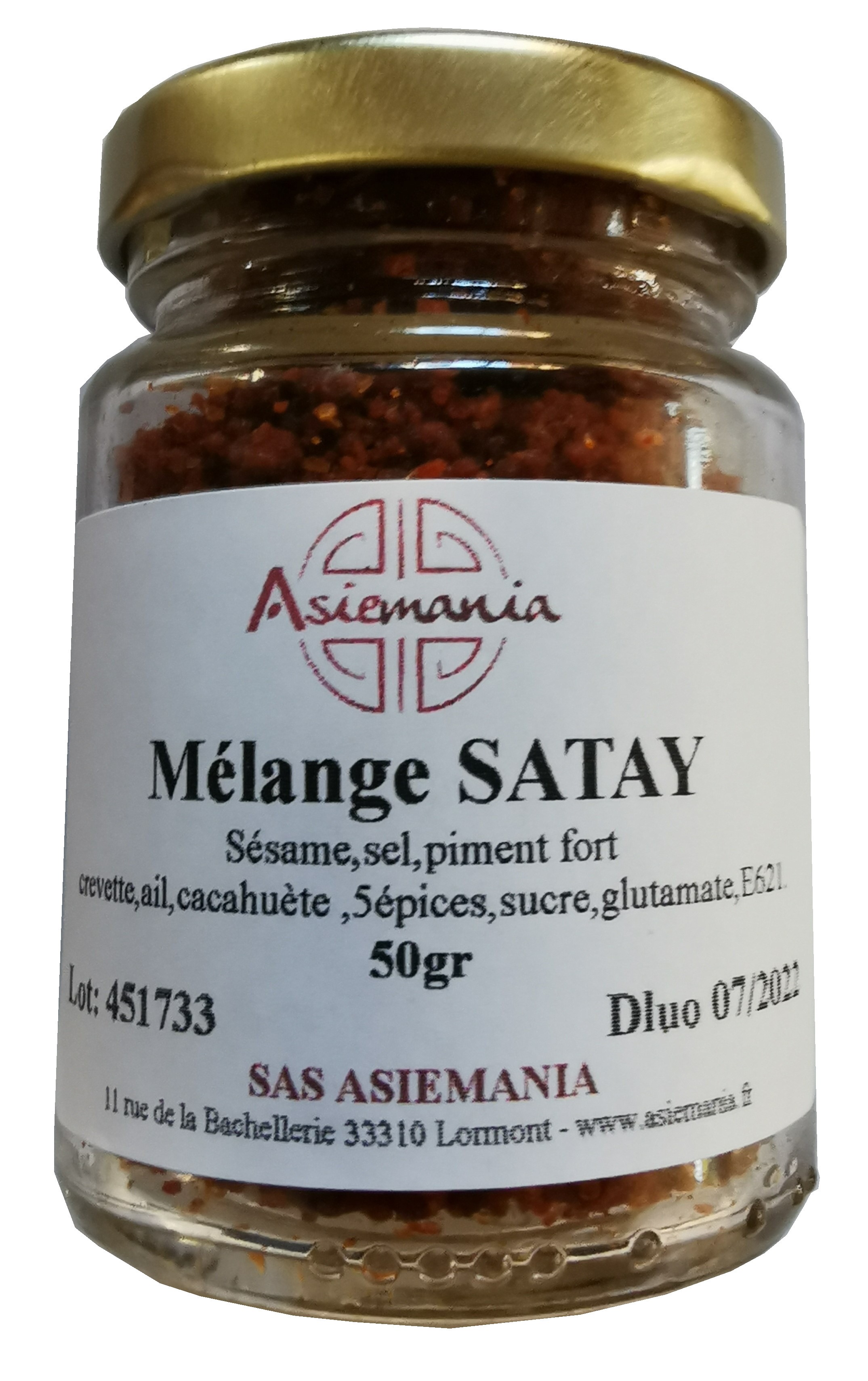 Satay (mélange d'épices saté) - Achat, usage et recettes